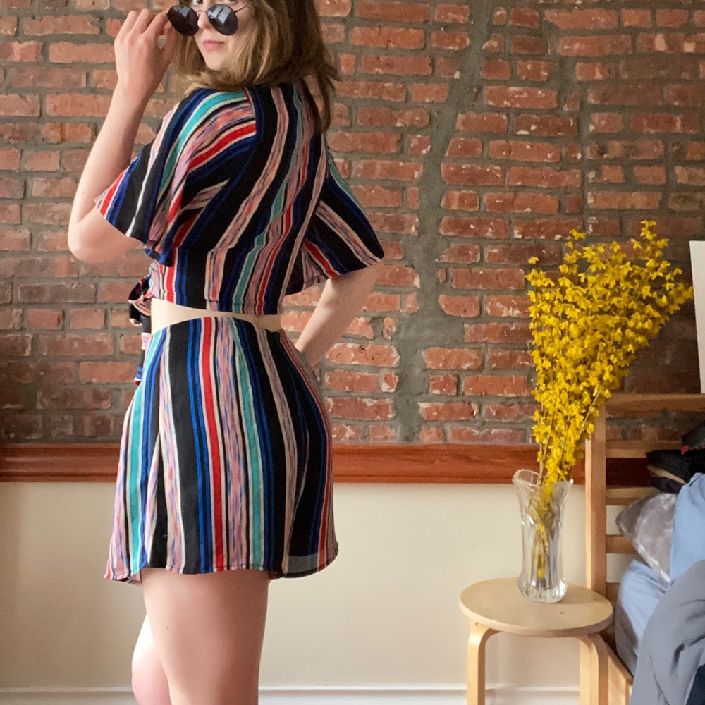 Colorful two piece piece